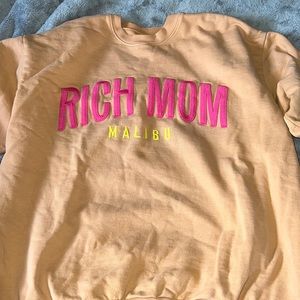 TINX Rich Mom Malibu Sweatshirt. Gently worn